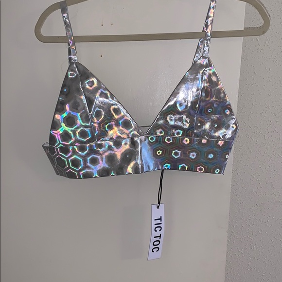 holographic bralette
